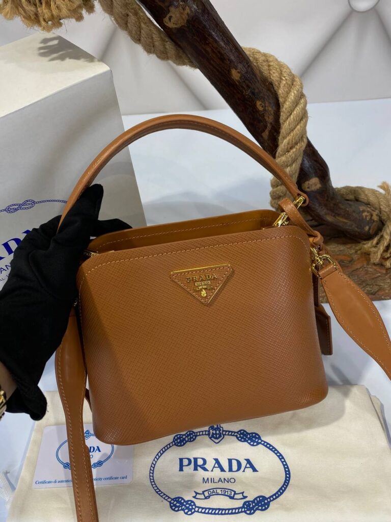 prada canta medium saffiano taba 21x17 cm ithal