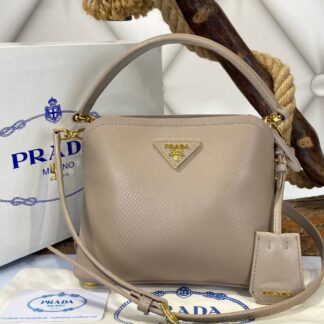 prada canta medium saffiano vizon 21x17 cm ithal
