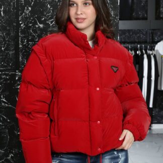 prada mont kirmizi mont yelek kollari cikarilabilir
