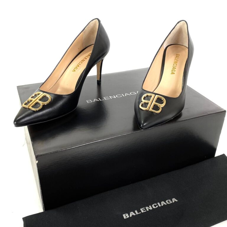 balenciaga ayakkabi topuklu siyah