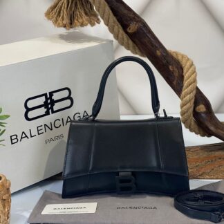 balenciaga canta hourglass kucuk boy siyah siyah 23x15x10 cm