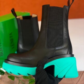 bottega veneta bot topuklu siyah mavi yeni sezon