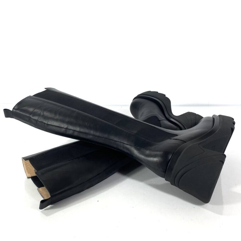 bottega veneta cizme flash 9.5 cm topuklu siyah