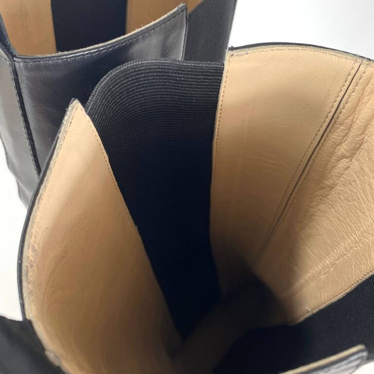 bottega veneta cizme flash 9.5 cm topuklu siyah