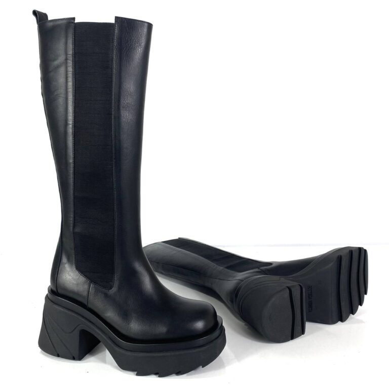 bottega veneta cizme flash 9.5 cm topuklu siyah