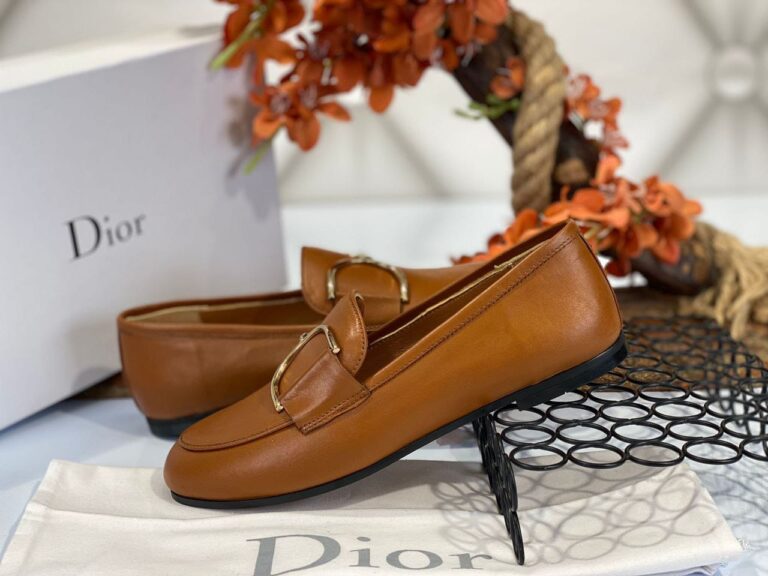 christian dior ayakkabi loafer taba ithal