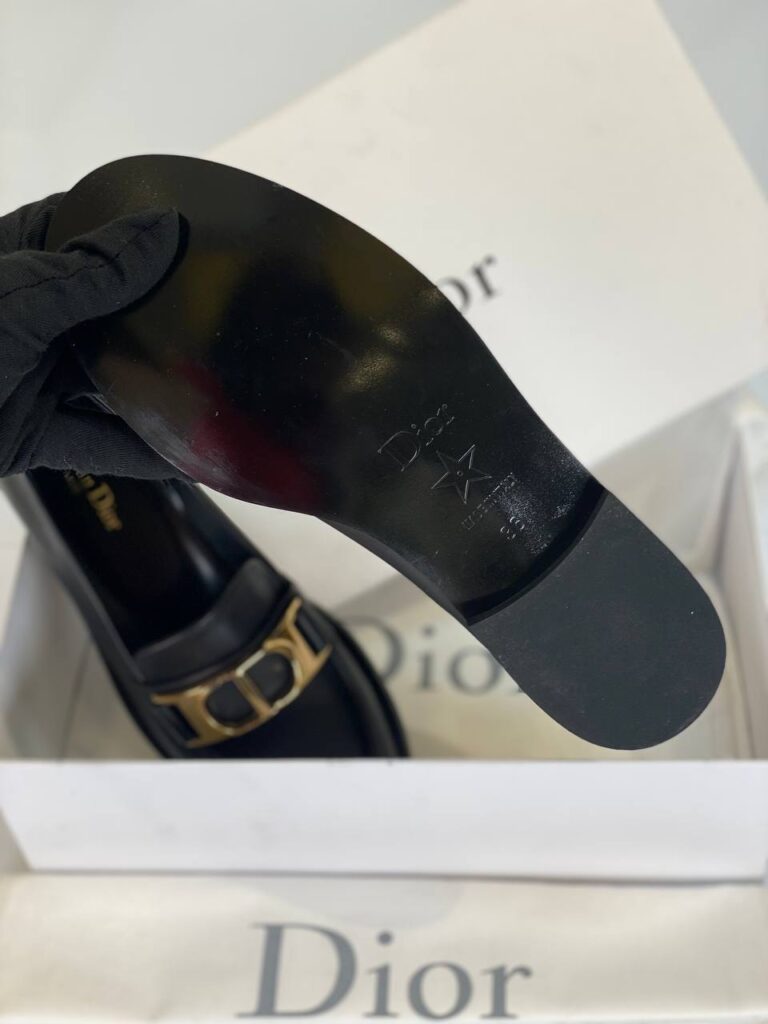 christian dior ayakkabi siyah hakiki deri