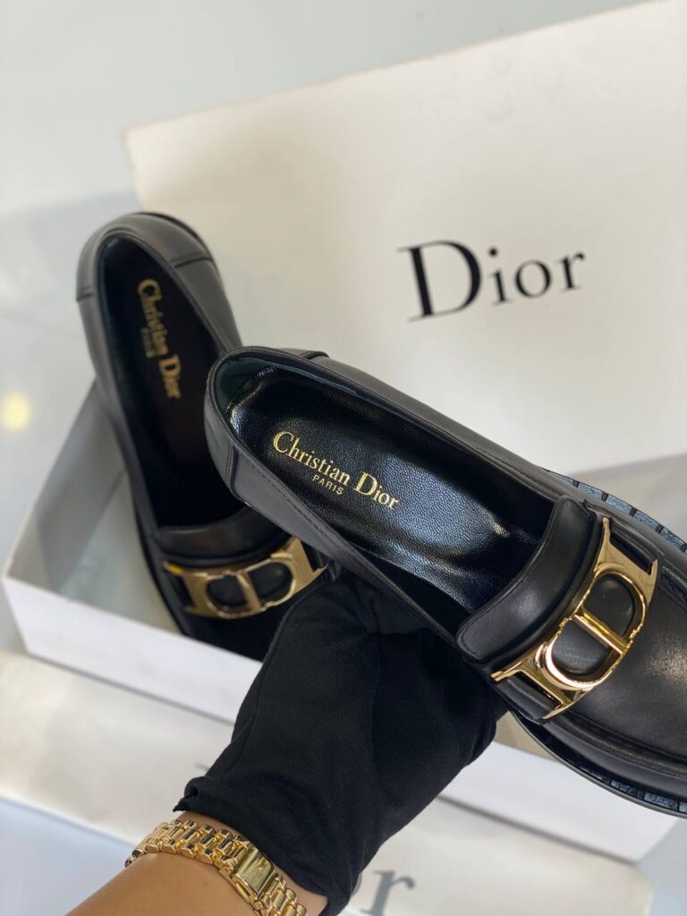 christian dior ayakkabi siyah hakiki deri