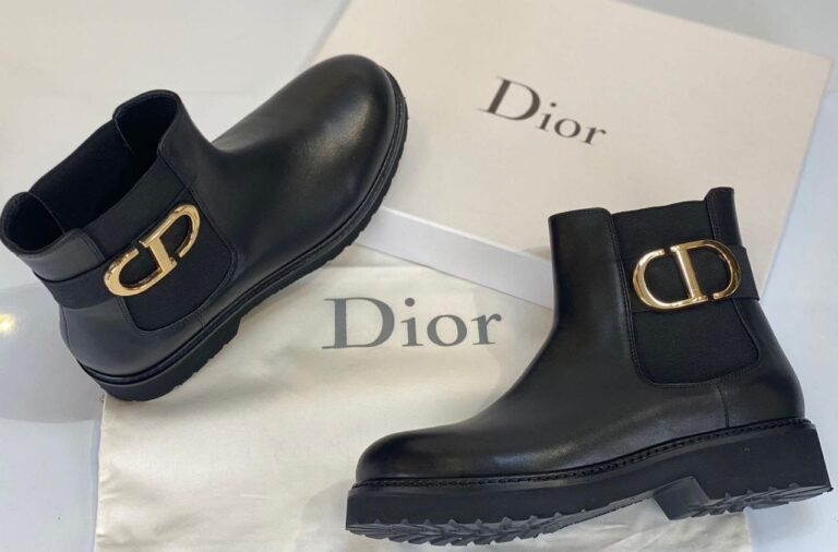 christian dior bot d major siyah ithal aksesuar