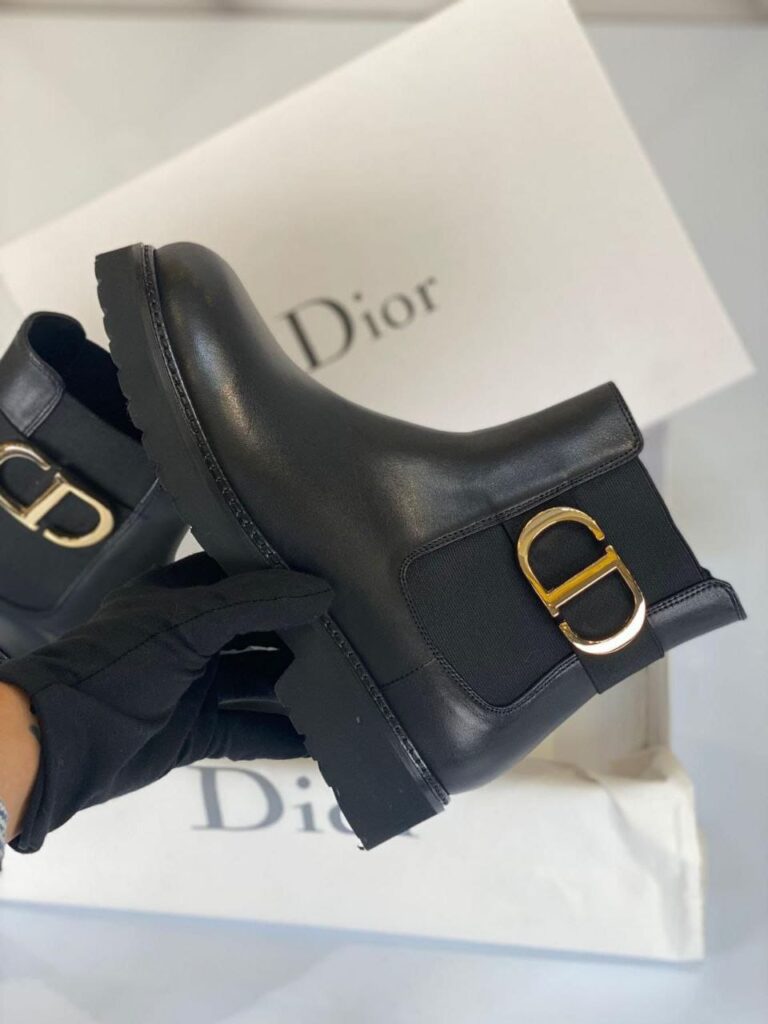 christian dior bot d major siyah ithal aksesuar