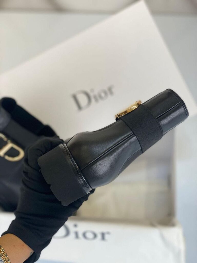 christian dior bot d major siyah ithal aksesuar