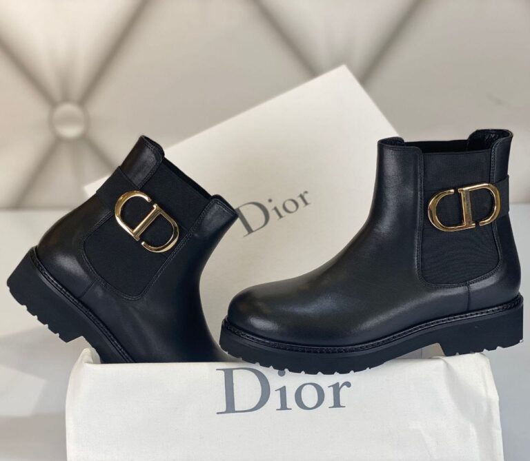 christian dior bot d major siyah ithal aksesuar