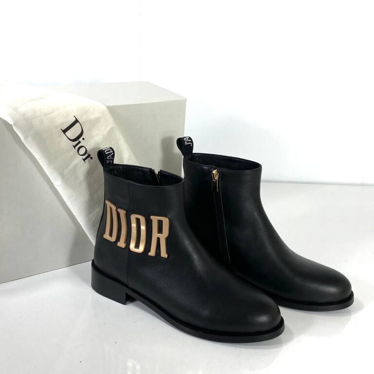 christian dior bot siyah gold aksesuar hakiki deri