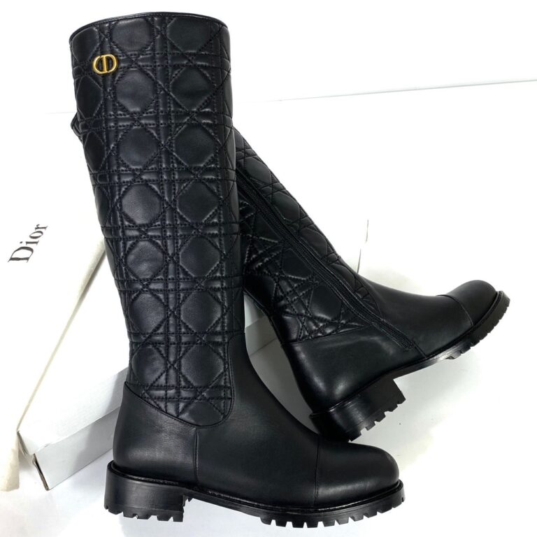 christian dior cizme quilted cizme siyah