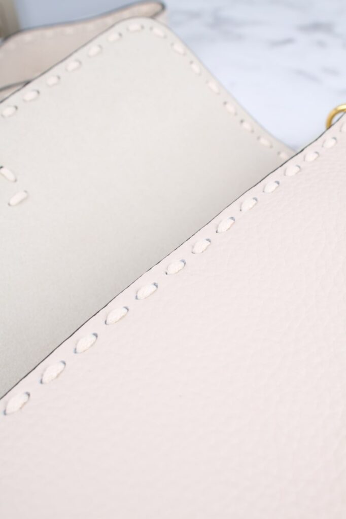 fendi canta baguette bej ithal 26x14x4 cm