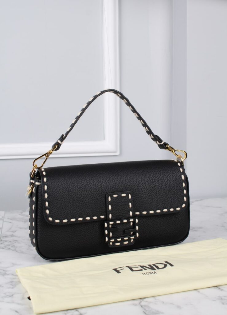 fendi canta baguette siyah ithal 26x14x4 cm