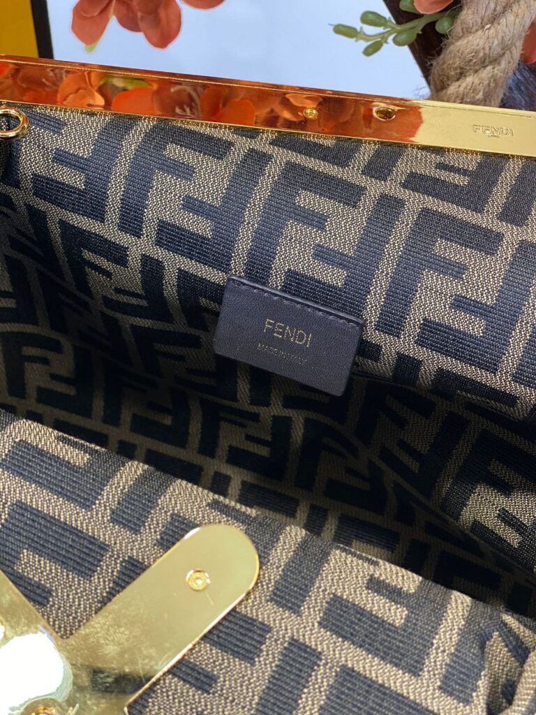 fendi canta first buyuk boy kahve hakiki deri 32.5x23.5x15 cm