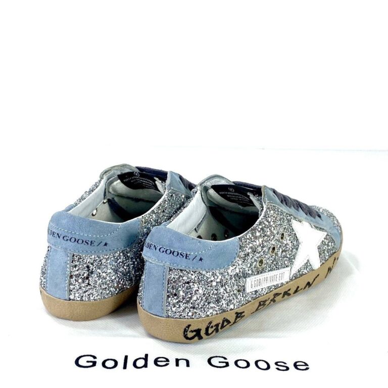 golden goose ayakkabi simli super star sneaker