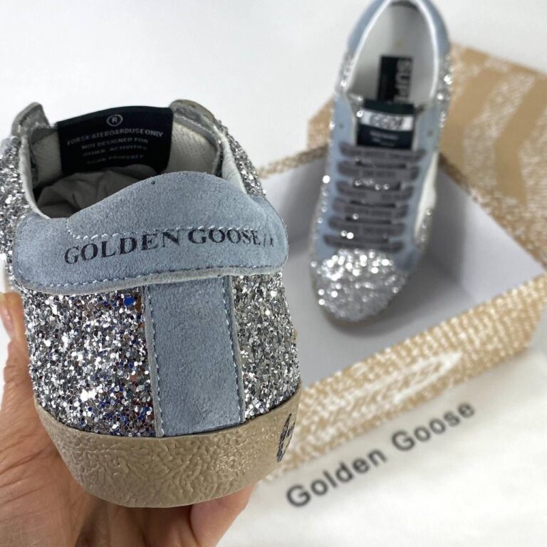golden goose ayakkabi simli super star sneaker