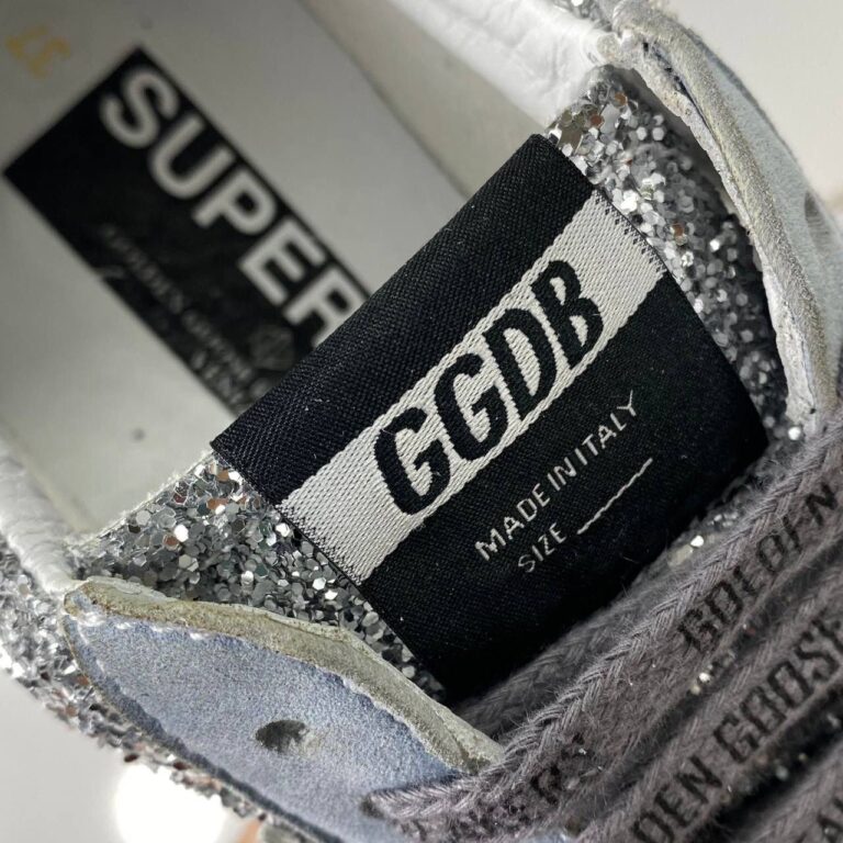 golden goose ayakkabi simli super star sneaker