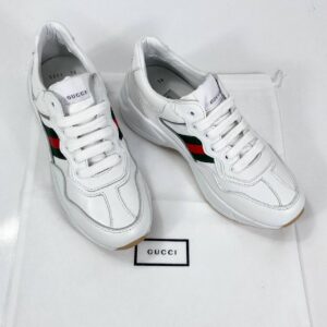 gucci ayakkabi rhyton beyaz hakiki deri