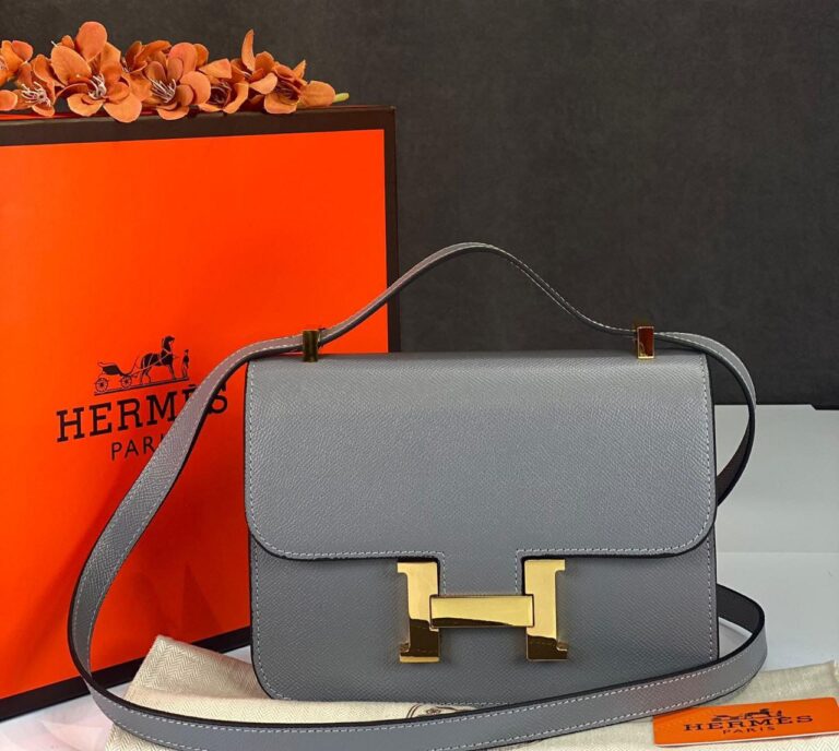 hermes canta constance gri gold epsom deri 23x18 cm ithal