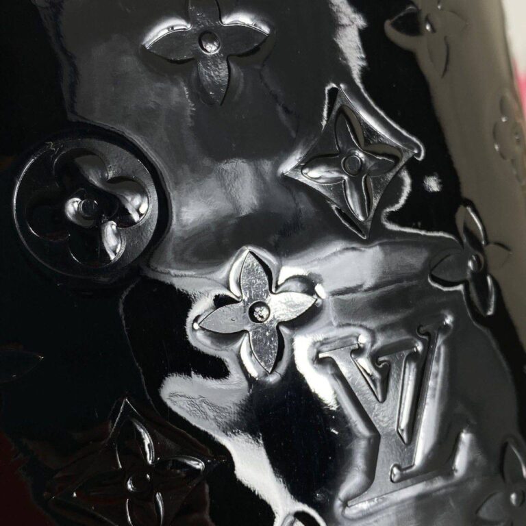 louis vuitton bot drops flat siyah hakiki rugan deri