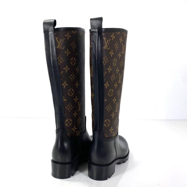 louis vuitton bot drops hakiki deri yagmur cizmesi ici tuylu