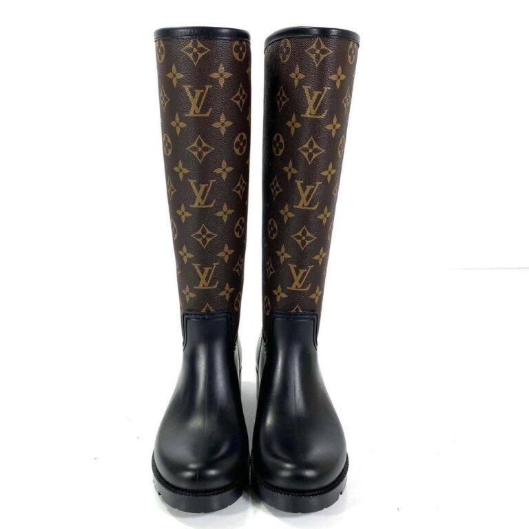 louis vuitton bot drops hakiki deri yagmur cizmesi ici tuylu