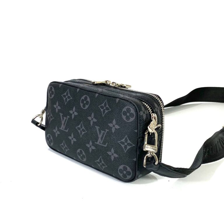 louis vuitton canta alpha siyah monogram portatif 18.5x11x6.5 cm