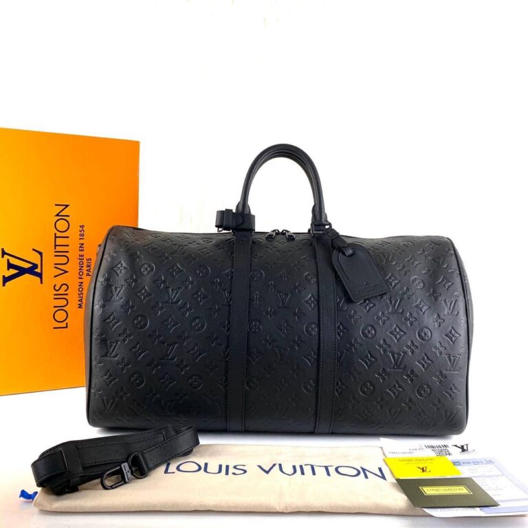 louis vuitton canta keepall bandoulier valiz 55x30x26 cm