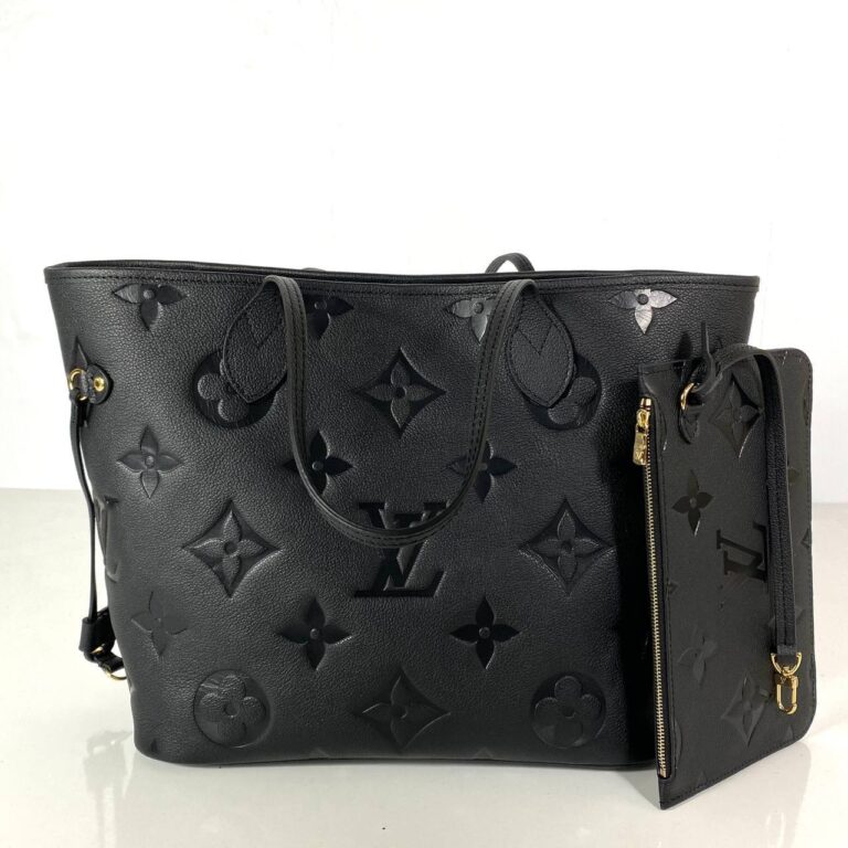 louis vuitton canta neverfull mm oversize logo siyah 31x28x17 cm