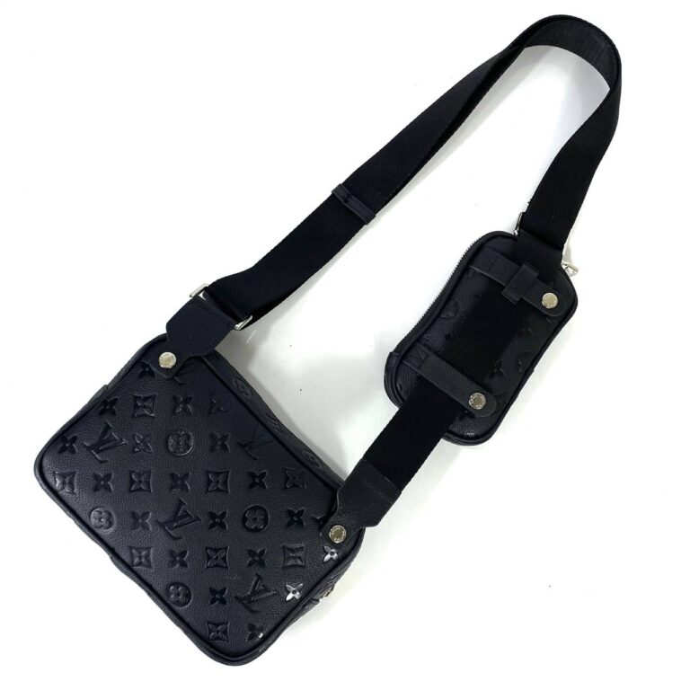 louis vuitton canta scott messenger postaci siyah monogram 23x15x4 cm