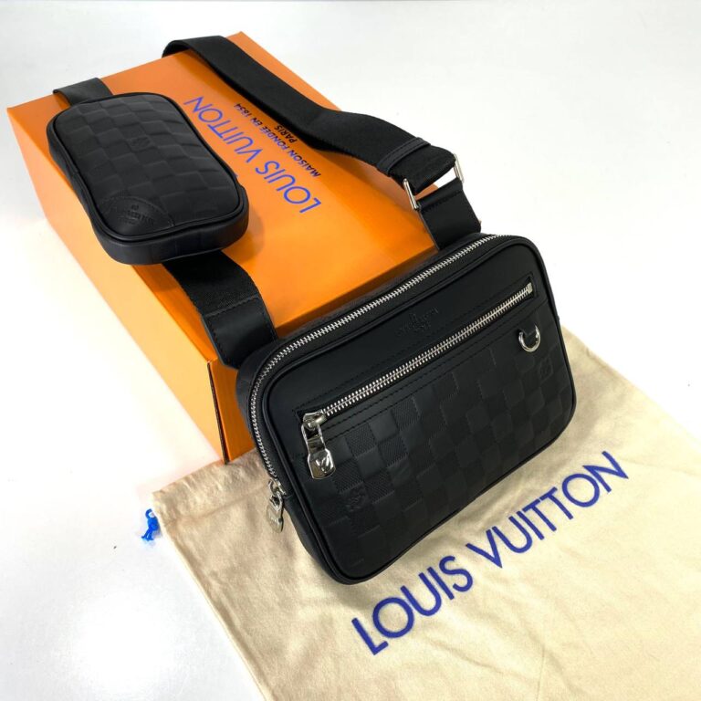 louis vuitton canta scott messenger siyah 23x15x4 cm