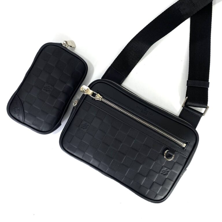 louis vuitton canta scott messenger siyah 23x15x4 cm