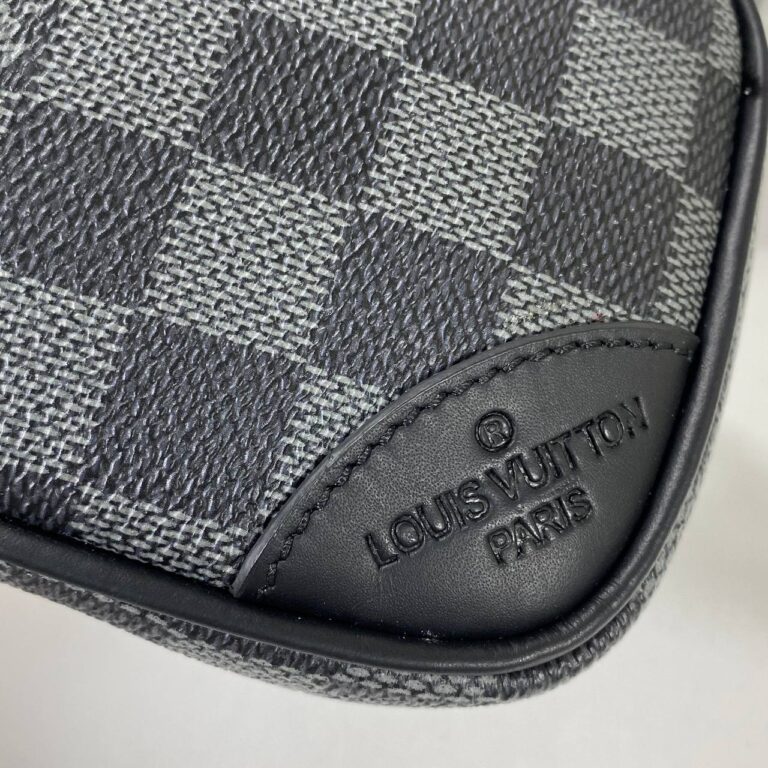 louis vuitton canta scott messenger siyah gri damier 23x15x4 cm