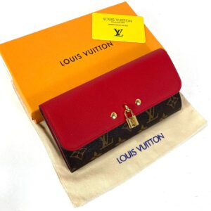 louis vuitton cuzdan venus monogram kirmizi 19x10 cm