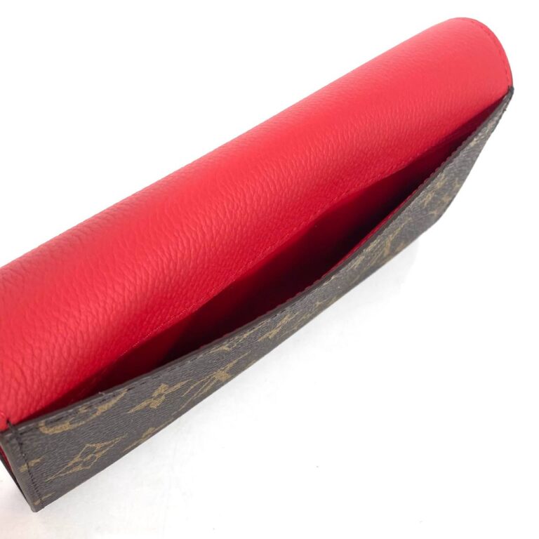 louis vuitton cuzdan venus monogram kirmizi 19x10 cm