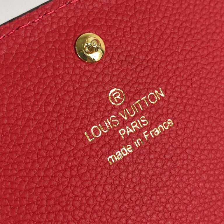 louis vuitton cuzdan venus monogram kirmizi 19x10 cm
