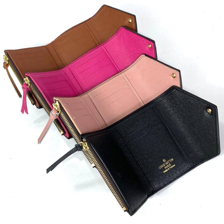 louis vuitton cuzdan victorine kahve monogram ici kahve renk hakiki deri 12x9.5 cm