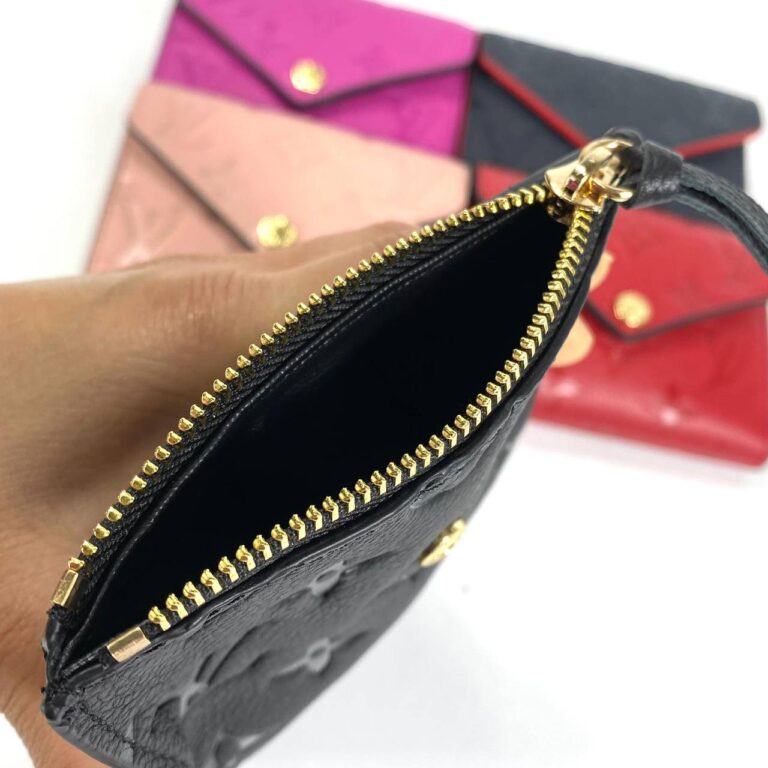louis vuitton cuzdan victorine siyah hakiki deri 12x9.5 cm