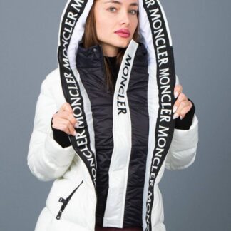 moncler mont beyaz parlak cift fermuarli yuksek kalite