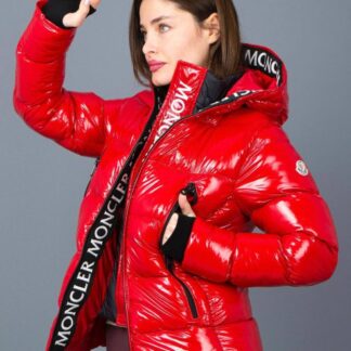 moncler mont kirmizi parlak cift fermuarli yuksek kalite