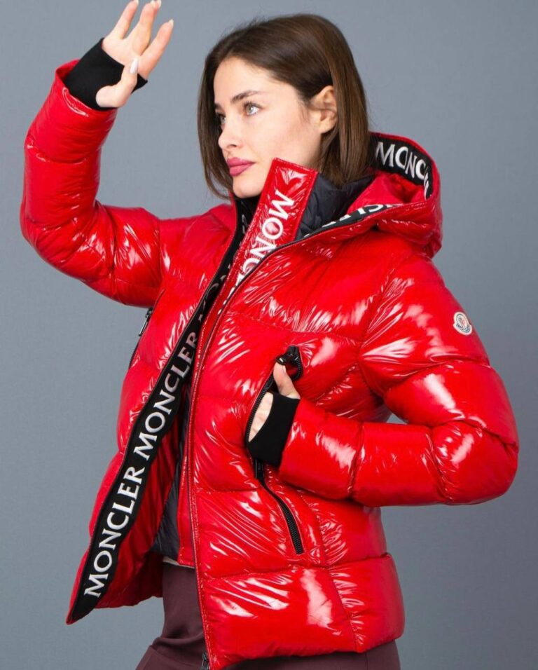 moncler mont kirmizi parlak cift fermuarli yuksek kalite