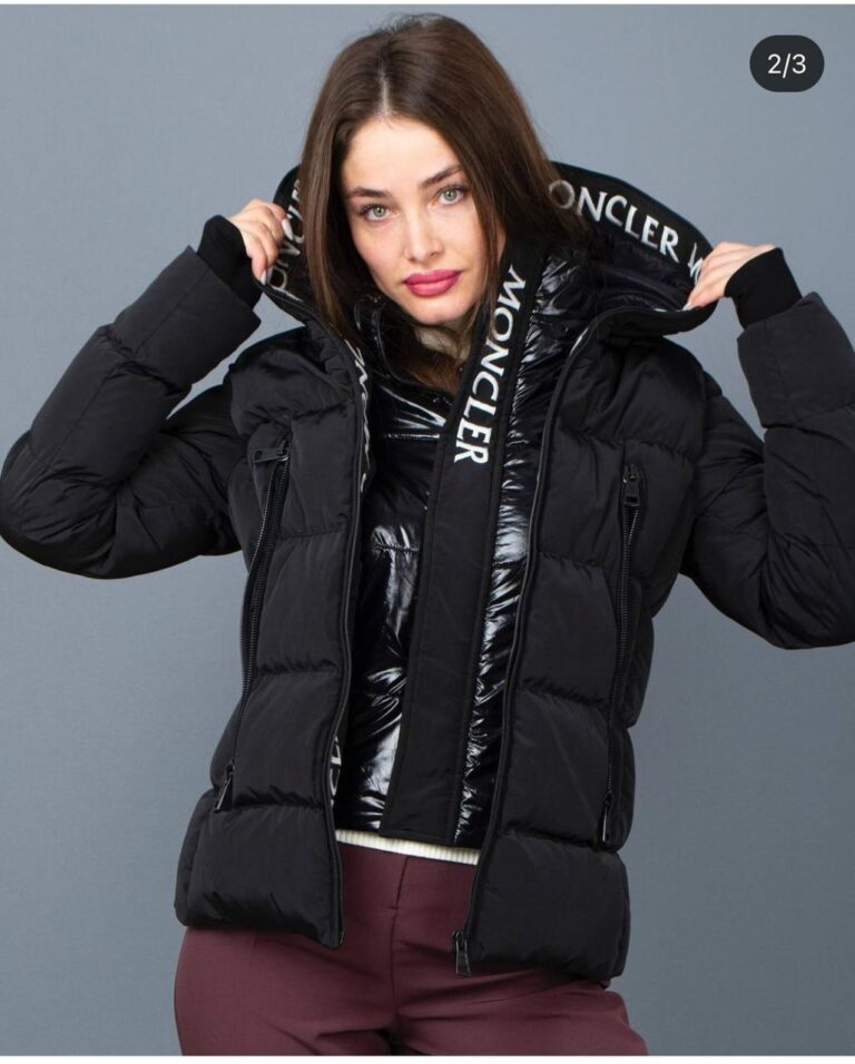 moncler mont siyah mat cift fermuarli yuksek kalite