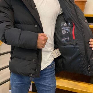 moncler mont siyah yakasi yazili ithal kumas