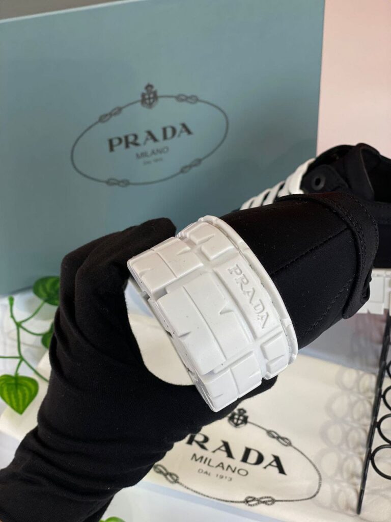 prada ayakkabi nylon gabardine sneakers siyah