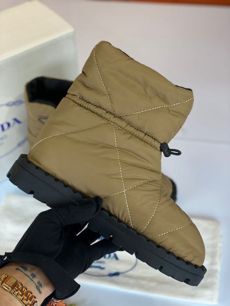 prada bot shearling ankle puf su gecirmez