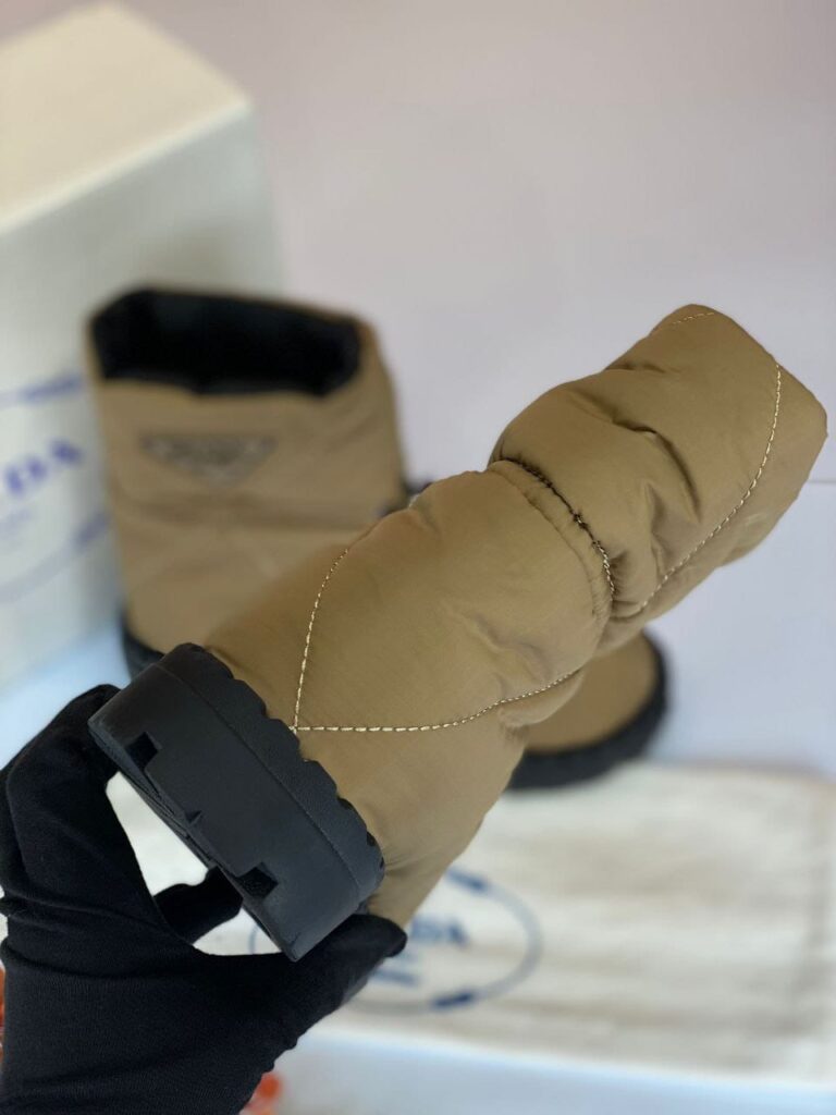 prada bot shearling ankle puf su gecirmez