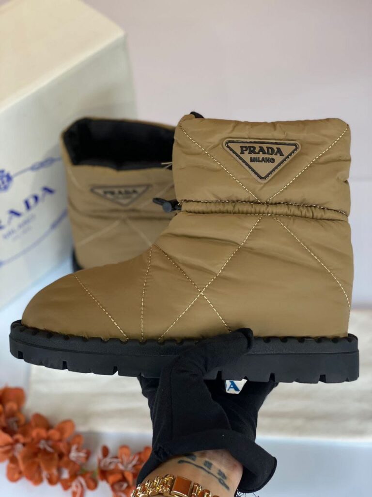 prada bot shearling ankle puf su gecirmez